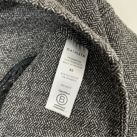 Athleta Delancey Herringbone Tight Grey City Pants - Picture 15 of 16